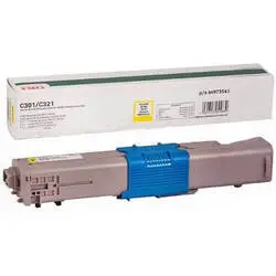 Oki C301-44973541 Sarı Orijinal Toner - 1