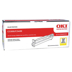 Oki C3300-43460205 Original Yellow Drum Unit - Oki