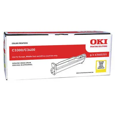 Oki C3300-43460205 Original Yellow Drum Unit - 1