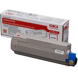 Oki C5850-43865742 Kırmızı Orijinal Toner - 1