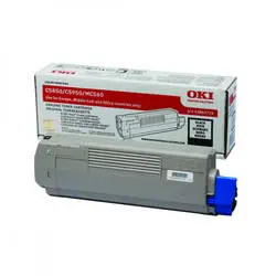 Oki C5850-43865744 Siyah Orijinal Toner - 1