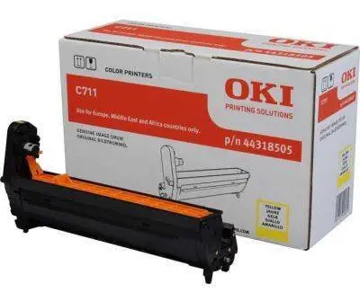 Oki C5850-43870021 Original Yellow Drum Unit - 1