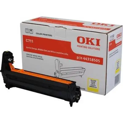Oki C711-44318505 Original Yellow Drum Unit - 1