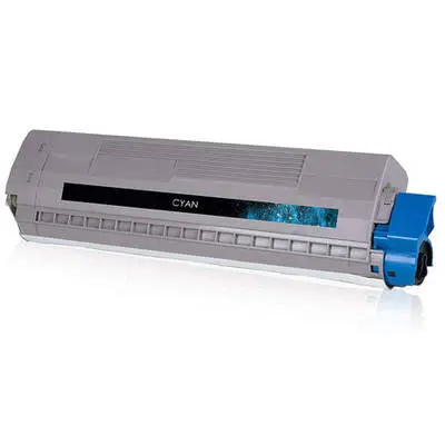 Oki C801-44643007 Cyan Compatible Toner - 2