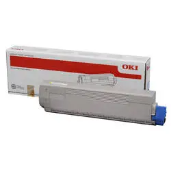 Oki C822-44844625 Sarı Orijinal Toner - 1