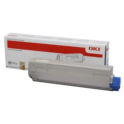 OKI C822-44844625 Yellow Original Toner - Oki