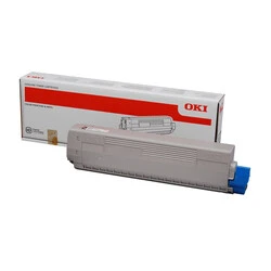 Oki C822-44844628 Siyah Orijinal Toner - Oki