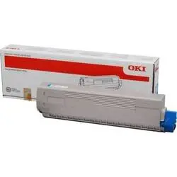 OKI C831-44844507 Cyan Original Toner - 1