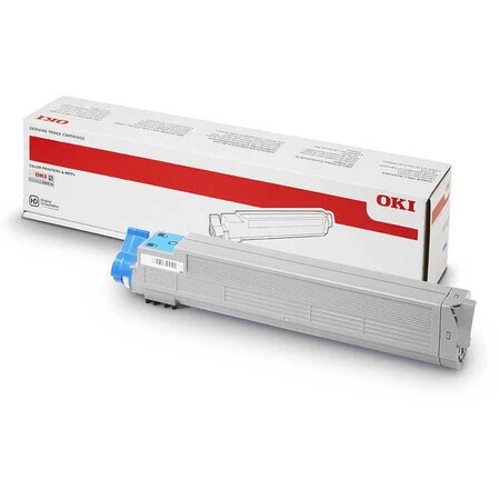 Oki C9655-43837135 Cyan Original Toner - Oki