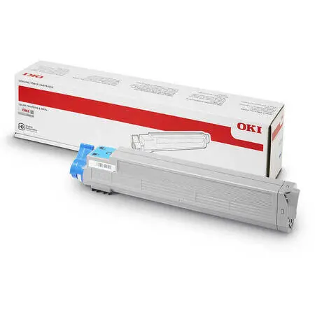 Oki C9655-43837135 Cyan Original Toner - 1