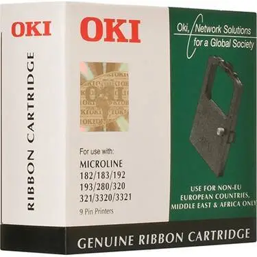 Oki ML-182-320-321-3320-01108002 Original Ribbon - 1