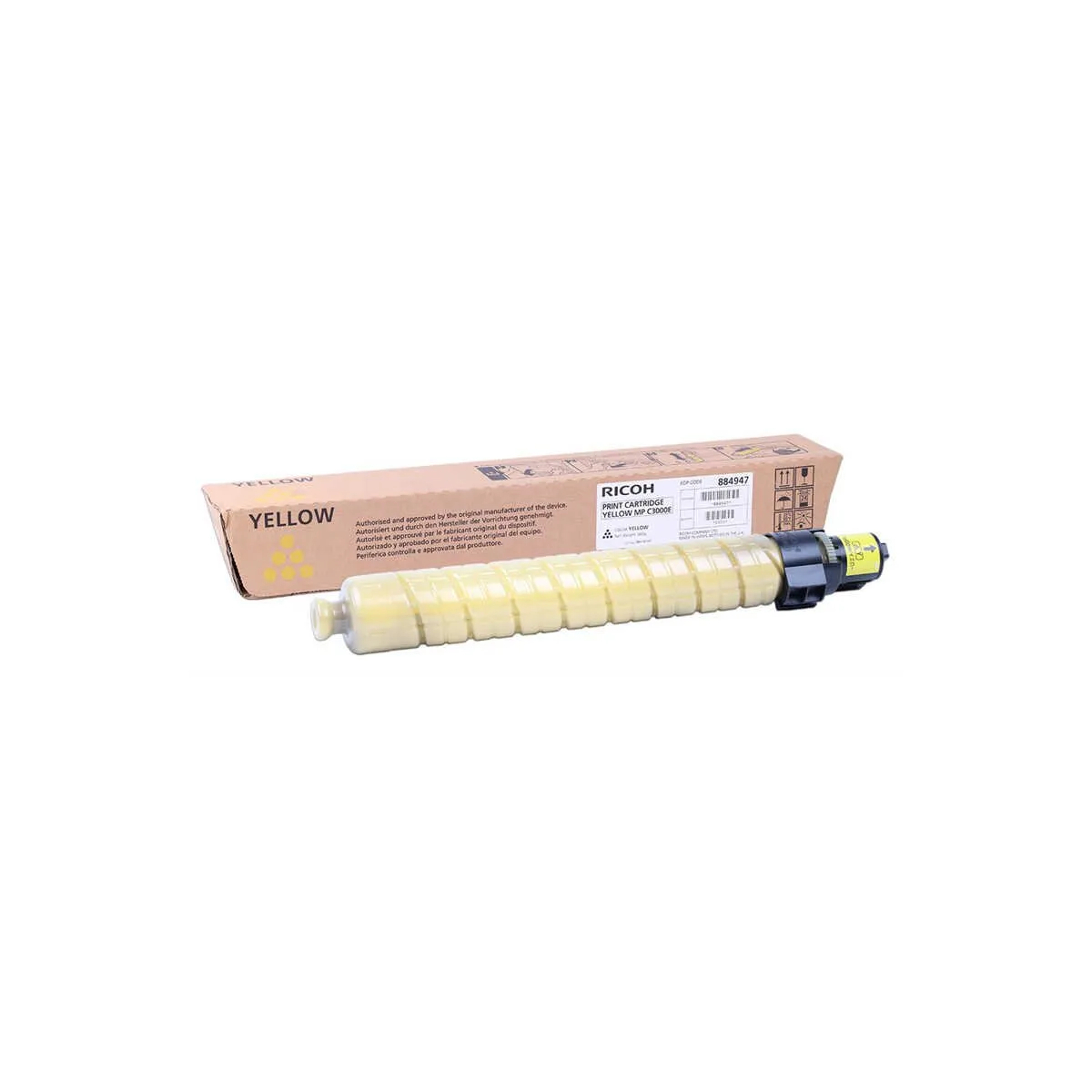 Ricoh Aficio MP-C2000 Original Yellow Toner - 1