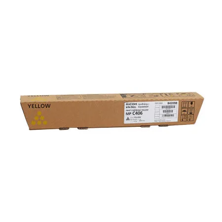 Ricoh Aficio MP-C306 Sarı Orijinal Fotokopi Toner - Ricoh