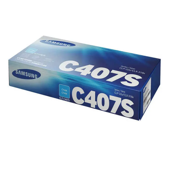 Samsung CLP-320 / CLT-C407S Cyan Original Toner - 1