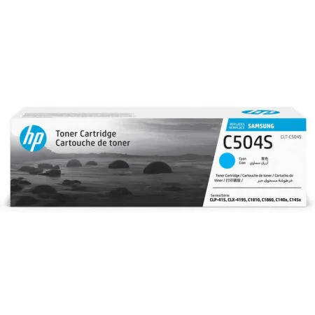 Samsung CLP-415/CLT-C504S Mavi Orijinal Toner - 1