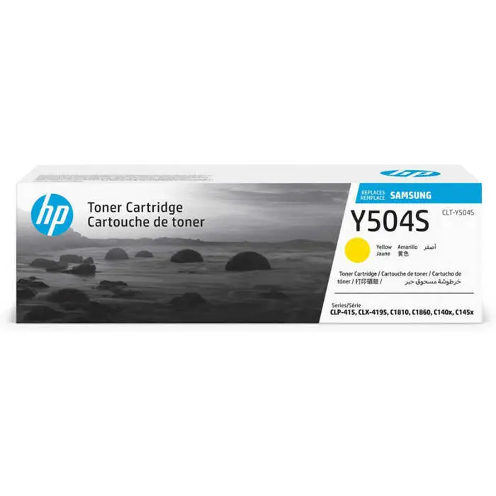 Samsung CLP-415/CLT-Y504S Sarı Orijinal Toner - 1
