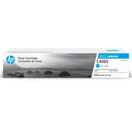 Samsung CLT-C406S Mavi Orijinal Toner - Samsung
