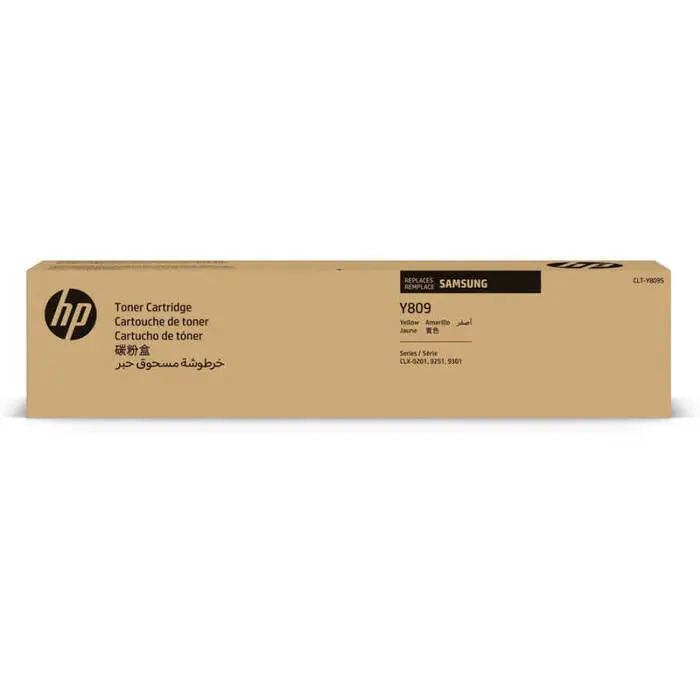Samsung CLX-9201NA/CLT-Y809/SS744A Sarı Orijinal Toner - 1