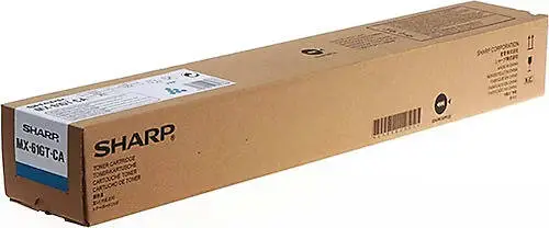 Sharp MX-61GTCB Original Cyan Toner - 1