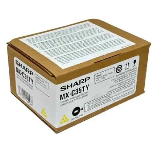 Sharp MX-C35TY Original Yellow Toner - 1