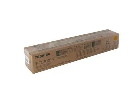 Toshiba T-FC200E-Y Original Yellow Toner - 1