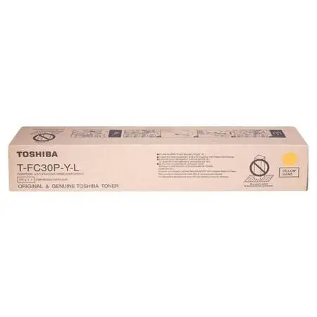Toshiba T-FC30P-Y Original Yellow Toner - 1