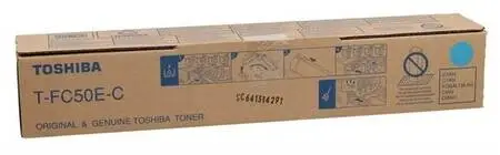 Toshiba T-FC50E-C Original Cyan Photocopier Toner - 1