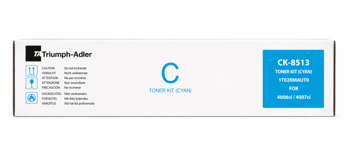 Triumph Adler CK-8513 1T02RMCUT0 Mavi Orijinal Toner - 1