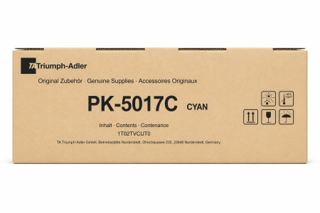 Triumph Adler PK-5017 1T02TVCUT0 Mavi Orijinal Toner - Triumph Adler