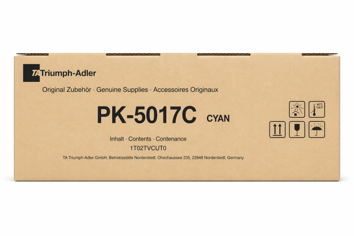 Triumph Adler PK-5017 1T02TVCUT0 Mavi Orijinal Toner - 1