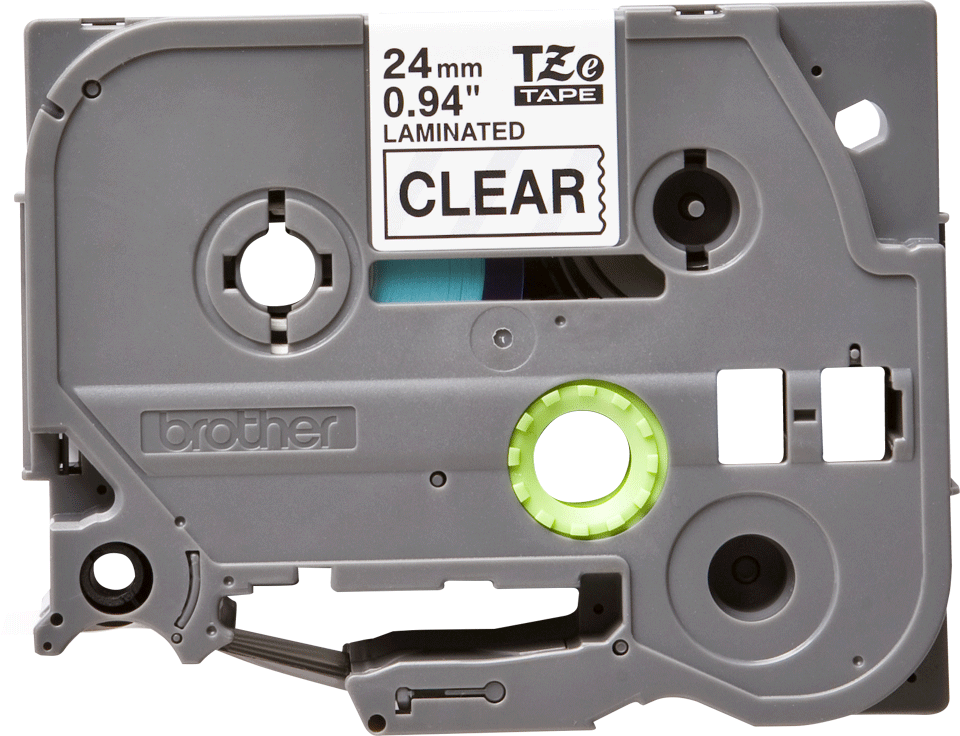 TZe-151 24mm Black on Clear Laminated Label - 1