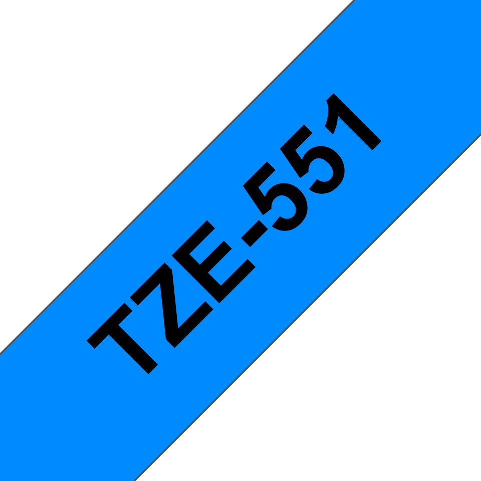 TZe-252 24mm Magenta on White Laminated Label - 3