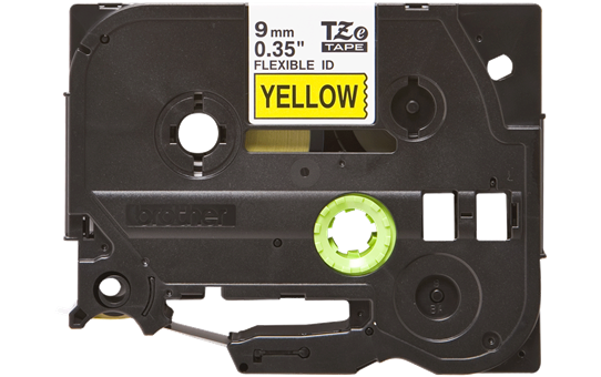 TZe-621 9mm Black on Yellow Laminated Label - 1