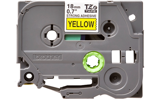 TZe-S641 18mm Black on Yellow Laminated Extra Strong Label - 1