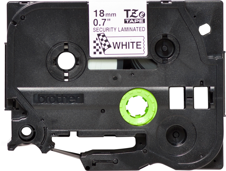 TZe-SE4 18mm Laminated Security Label - 1