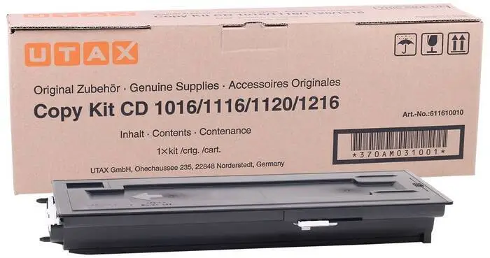 Utax CD-1216 / CD-1016 / 1116-1120 Orijinal Toner - 1