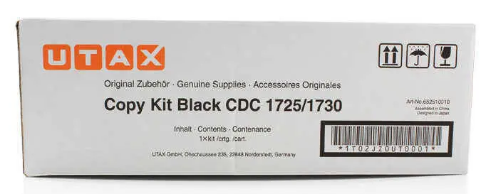 Utax CDC-1725 Original Black Photocopy Toner - 1