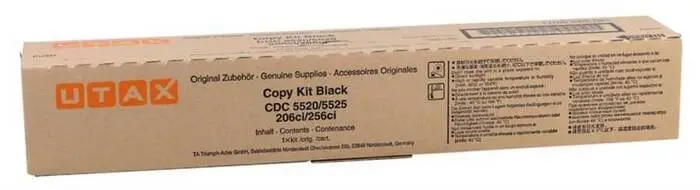 Utax CDC-5520/5525/206ci/256ci Original Black Photocopy Toner - 1