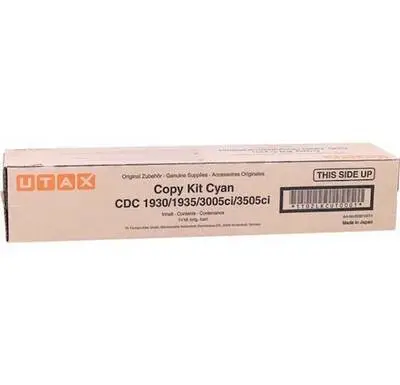 Utax CDC1930 Original Cyan Photocopy Toner - 1