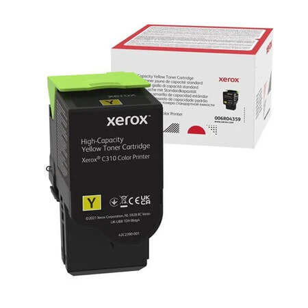 Xerox C310-006R04371 Sarı Orijinal Toner Yüksek Kapasite - Xerox