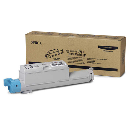 Xerox - Xerox Phaser 6360-106R01218 Mavi Orjinal Toner 