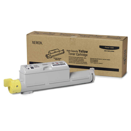 Xerox - Xerox Phaser 6360-106R01220 Sarı Orjinal Toner 