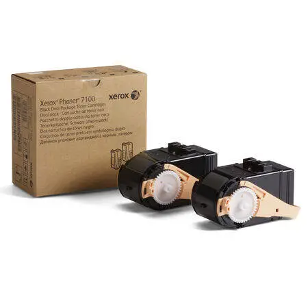 Xerox Phaser 7100-106R02612 Siyah Orijinal Toner 2Li Paket - 1