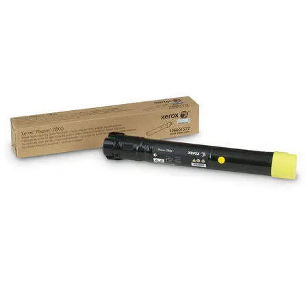 Xerox Phaser 7800-106R01572 Sarı Orijinal Toner - 1