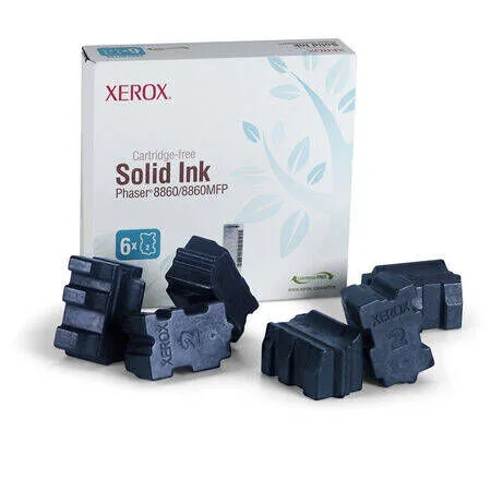 Xerox Phaser 8860-108R00817 Mavi Orijinal Katı Mürekkep - Xerox