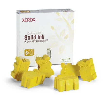 Xerox Phaser 8860-108R00819 Sarı Orijinal Katı Mürekkep - Xerox